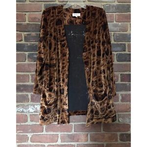 Vintage LANSFORD animal cardigan L/XL -46 bust